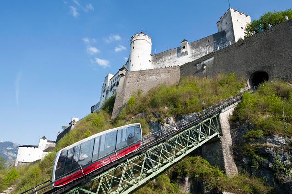 Get on top of Salzburg with the castle Hohensalzburg